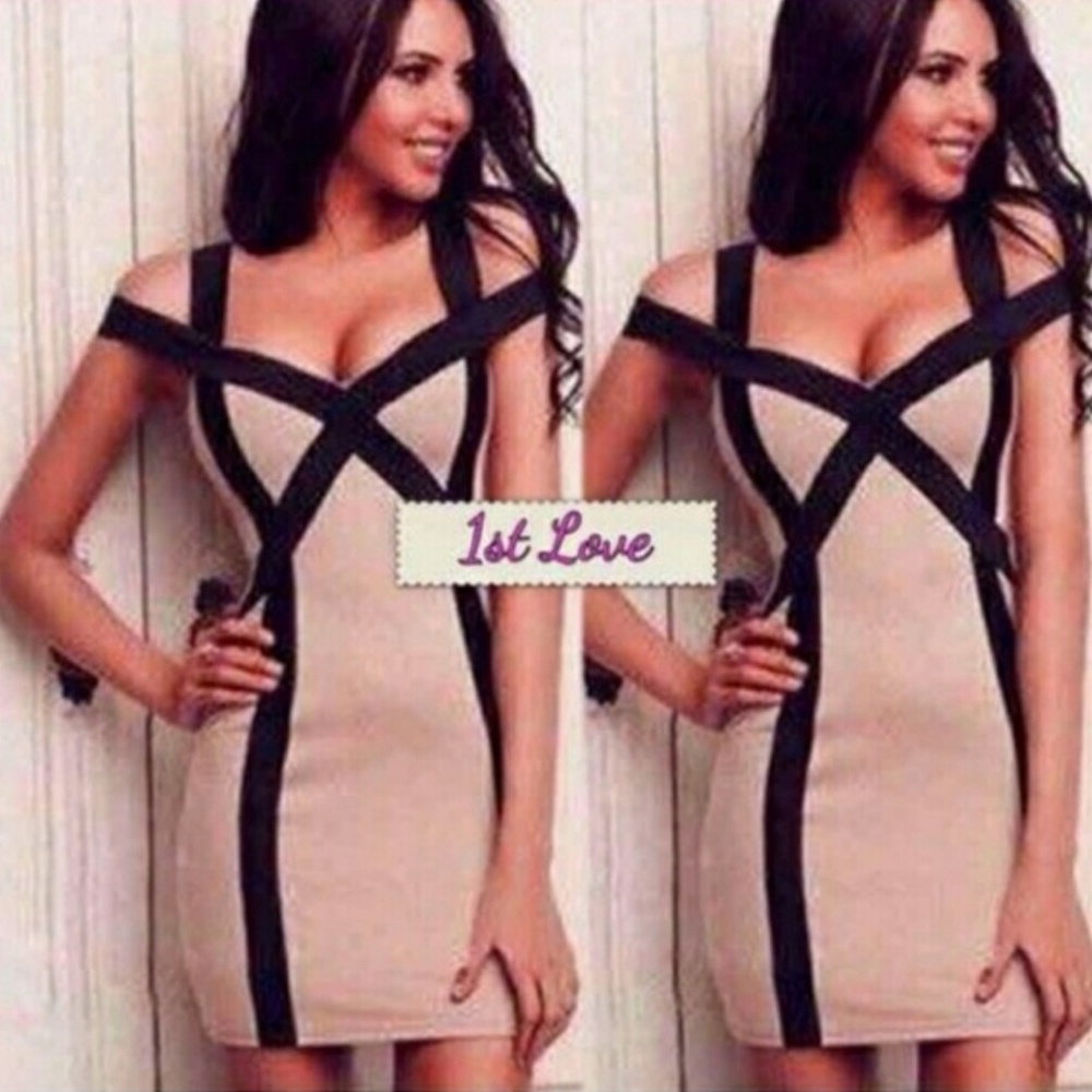 Bodycon Dress Cold shoulder